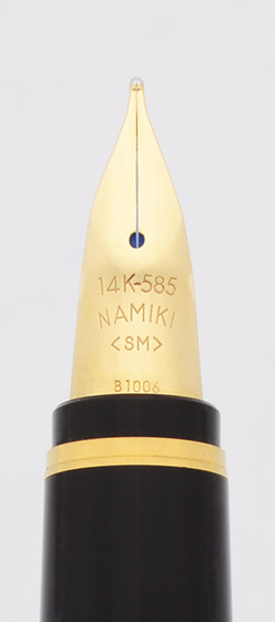 Pilot Falcon Fountain Pen (2006) - Black w Gold Trim, C/C, Namiki